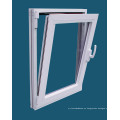 Ventana con doble acristalamiento y colgante lateral de PVC / UPVC